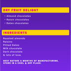 Handmade chocolates- Dry fruit delight